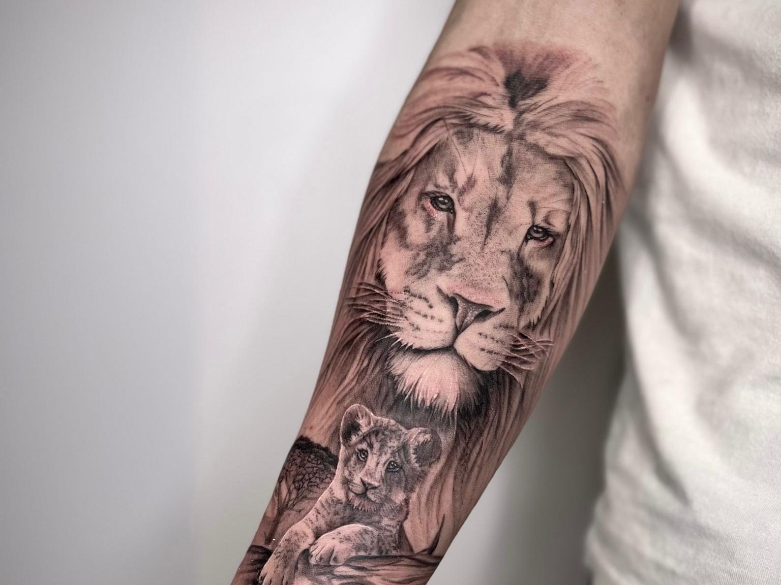 Løve Tattoo: Styrke, Stolthed og Skønhed