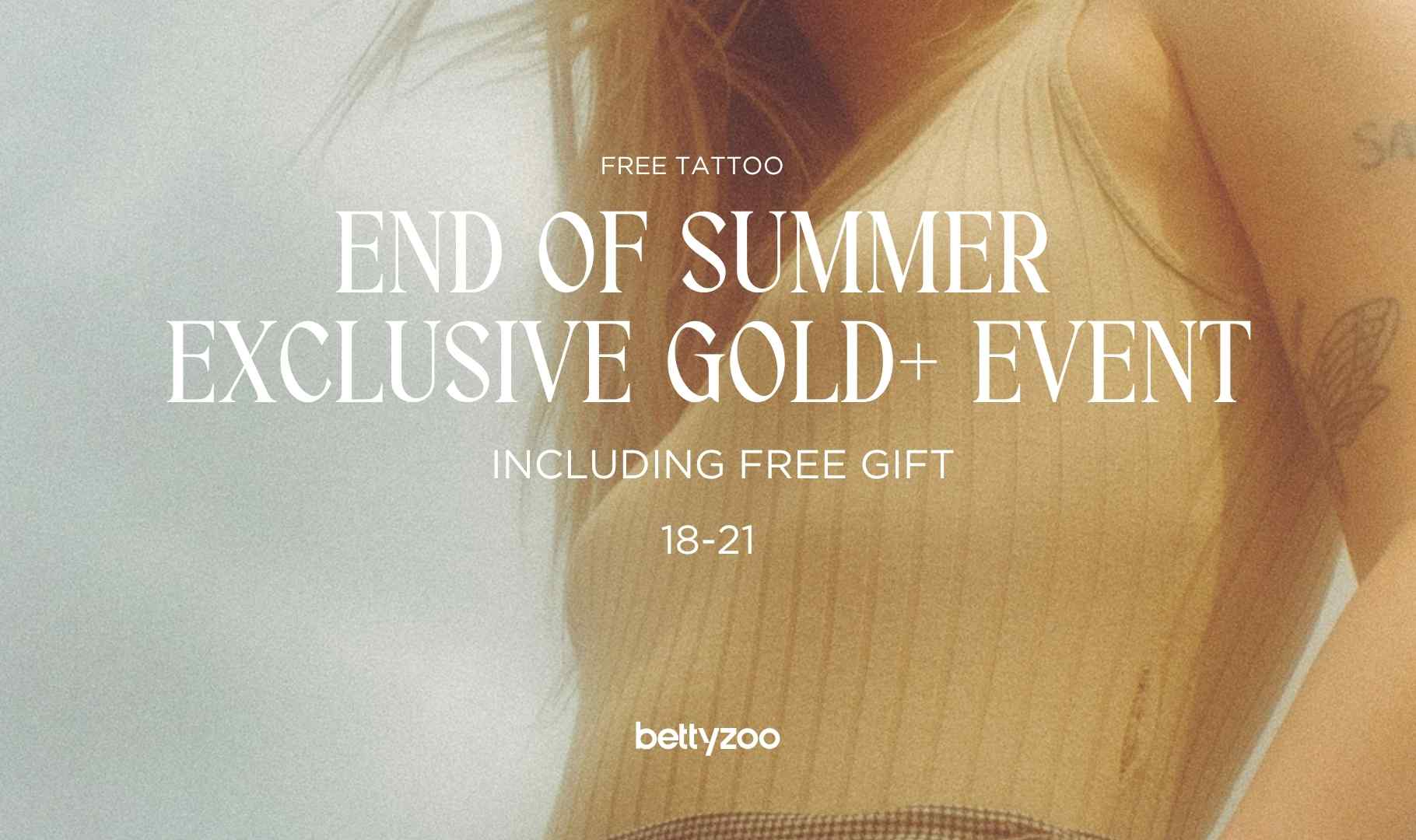 Exclusive End of Summer event